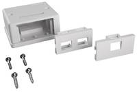 1 or 2 port RJ45 box for GIGAMEDIA connectors