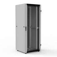 19'' Cabling floor standing cabinet GIGARACK S250 42U 800 X 800 mm  front simple glass door / rear panel - Grey