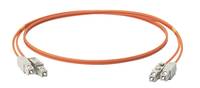 SC/SC OM2 50/125 µm divisible duplex 2 m patchcord, LSZH Ø3 mm jacket, orange colour