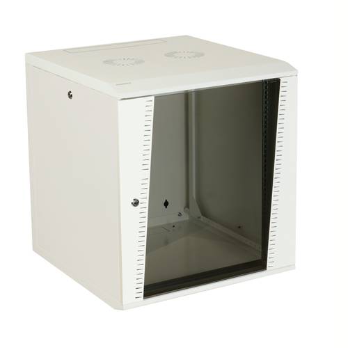 19'' Wallmount cabinet with sides access, EASEBOX 12U 600 mm width 600 mm depth - White