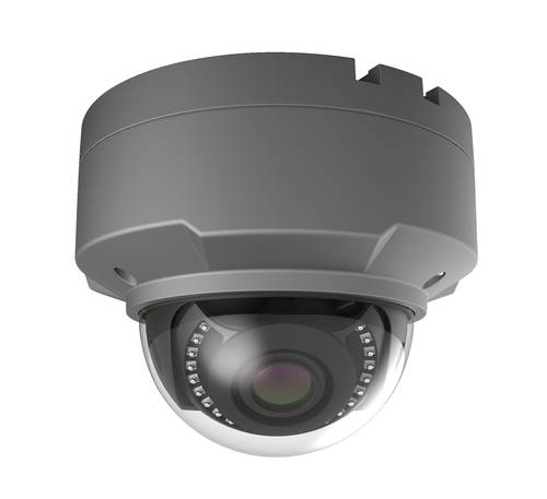 IP Anti-vandal Dome camera 5MP AI ready 2.8-12 mm motorised - IR 40m anthracite
