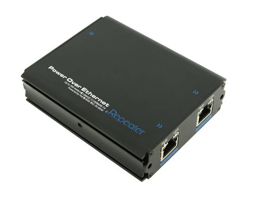 Repeater, extension, injector - PoE 2 port RJ (2 x 100m)
