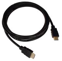 HDMI 1.4 high speed video cord with Ethernet A/A 2 m (black)