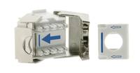 Pack of 24 screened jacks, small form factor, CAT6A STP 10G Ed2.2 4PPoE
