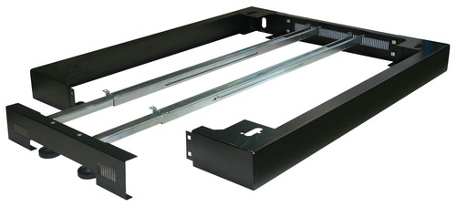 Anti-tilt plinth 100 mm for 800 x 1000 mm cabinet - Black