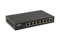 Unmanaged Switch 8-port Gigabit inc. 7 PoE+. Global PoE budget of 110W to power cycle your PoE devices : Wi-Fi Access Points, IP Cameras, ...