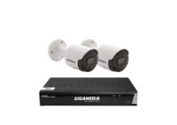 Video surveillance kit 5MP 2 dome cameras + 1 4 Channel PoE NVR + 1 Tb HDD
