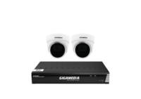 Video surveillance kit 2 x 5MP dome cameras + 1x 4 Channel PoE NVR + 1 Tb HDD