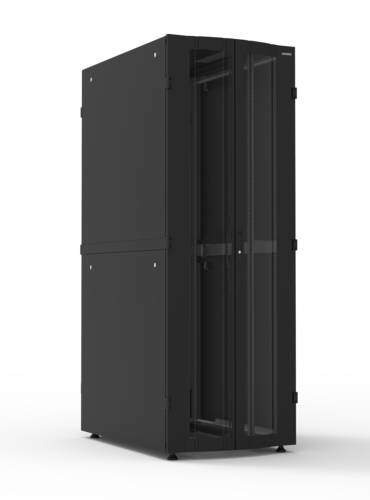 19'' Servers floor standing cabinet GIGARACK S250 47U 800 x 1200 mm front double perforated door / rear double perforated door - Black