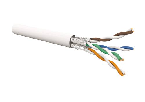 CAT6A 4 pairs AWG23 U/FTP LSOH Dca cable, White (500m drum)