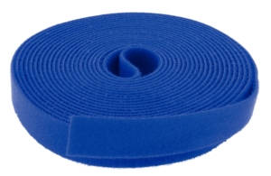 Rouleau auto-agrippant 5 m x 20 mm bleu