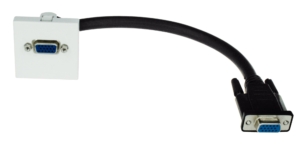 VGA ADAPTOR FACEPLATE F/F 20CM