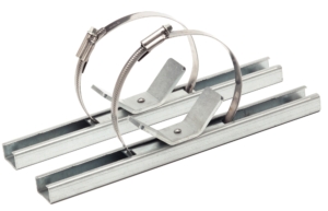 Kit de fixation sur poteau pour coffret extérieur IP66 polycarbonate GGM IP66COF