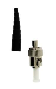 Connecteur optique ST monomode 2,5 mm + manchon 900 µm EPOXY – collage à chaud