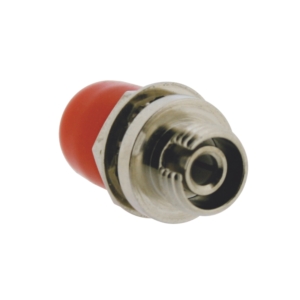 FC simplex singlemode adaptor, metal body, ceramic sleeve