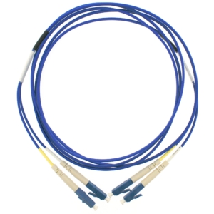 Singlemode G657A2 duplex yellow patchcord, LC/UPC to LC/UPC 10M