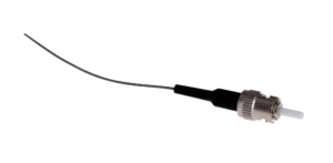 Pigtail semi-serré easy-strip ST multimode OM3 50/125 µm 2 mètres, turquoise