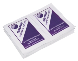 Lingettes pré-imprégnées d&rsquo;alcool isopropylique câbles FO (lot de 50 pièces)