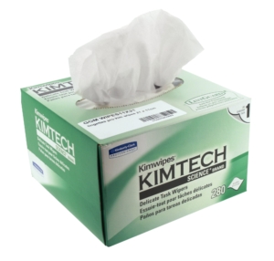 Lingettes non pelucheuses KIMWIPES (280 pièces) pour nettoyage fibre optique