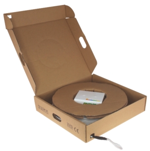 Câble drop 1 fibre G657A2 demi préco SC/APC monté en PTO / DTIO 4 fibres – 30 m