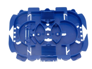 Cassette d&rsquo;épissuragefibre optique pour 2 x 12 épissures fusion + couvercle