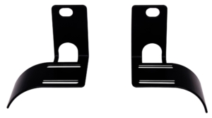 Lot of 2 side supports for patchcord management, 19″ brackets mounting, black