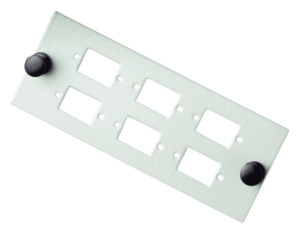 Module à équiper pour 6 raccords SC splx/LC duplex – Gris pour BOXOPTIC/COFOPTIC