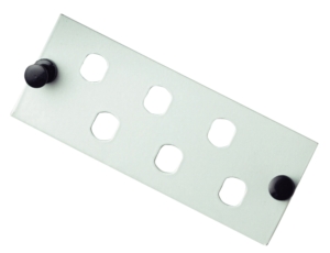 Module à équiper pour 6 raccords ST simplex – Gris pour BOXOPTIC/COFOPTIC