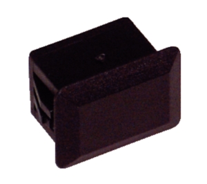 Obturateur SC simplex pour ports optiques (tiroirs, boitiers, coffrets), noir
