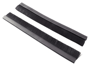 Cables entry brush strip 350 mm – Black