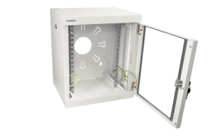 Coffret 10″ 123 CONNECT ACCESS 8U prof 300 mm – Blanc