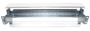 Support rail DIN 19″ 4U 22 modules type A – Acier zingué