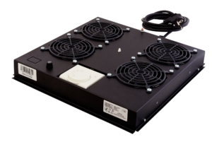 Top fan unit (4 fans) + thermostat – Black