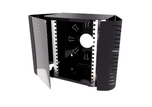 Coffret 10″ 123 CONNECT 8U prof 255 mm – Noir