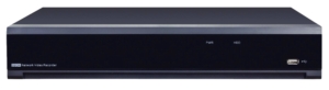 NVR 32 canaux, 16 ports PoE, 4 emplacements HDD 10 To max. Sortie HDMI 4K – NDAA