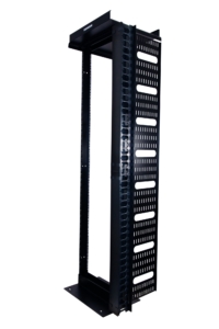 Open frame 19″ 42U – Noir – H : 2104 mm – L: 663 mm –  P : 530 mm
