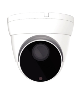 Caméra IP PoE Dôme Turret 1080p IR 40 m Focale 2.8-12 mm motorisée