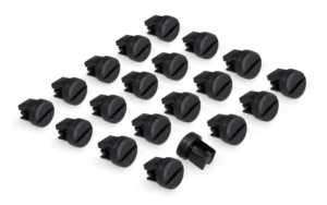 Set of 50 x 1/4 turn fixing clips – Black