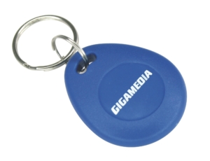 Lot de 10 jetons bleu Mifare Classic 1K logo GIGAMEDIA