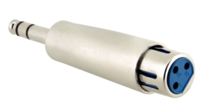 Adaptateur stéréo jack 6,35mm XLR femelle