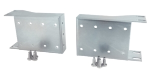 Mounting profiles adaptation set for 800 mm width cabinet – Zinc plated
