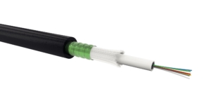 4 FO OM4 outdoor loose tube cable + CST with glass yarns, HDPE outer jacket