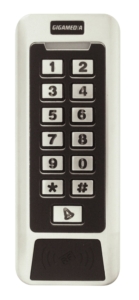 Centrale autonome 2000 utilisateurs 2 relais clavier + RFID MIFARE IP66