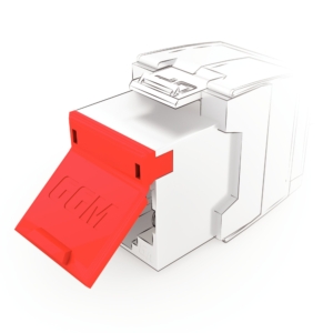 Lot de 24 volets de protection anti-poussières amovible rouge pour NKJ