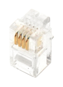 Lot de 10 connecteurs modular 6 points / 4 contacts CAT3