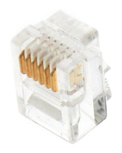 Lot de 10 connecteurs modular 6 points / 6 contacts CAT3