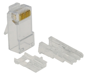 Lot de 10 connecteurs modular 8 points / 8 contacts CAT6