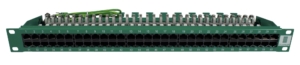 Panneau téléphonique 30 ports RJ45 CAT3 UTP 1U vert (3,6 ; 4,5)