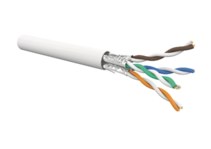 CAT6A 4 pairs AWG23 U/FTP LSOH Dca cable, White (500m drum)