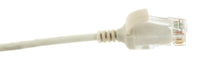 Lot de 10 cordons RJ45 C6 U/UTP LSOH Ultra-Slim 30 cm, blanc